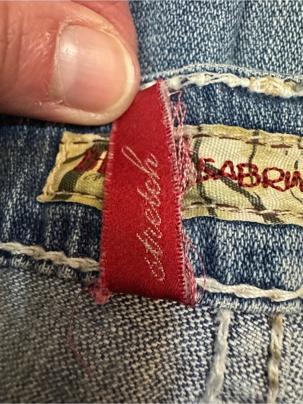 BKE The Buckle Y2K Sabrina Stretch Jeans 27 X 31 1/2 - Picture 5 of 6